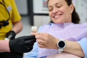 patient during a Dental Implant consultation